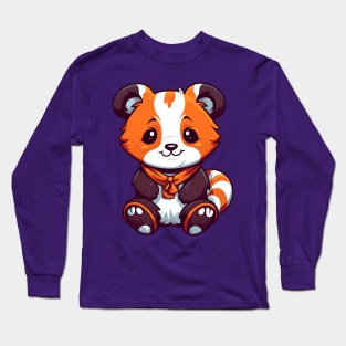 Adorable Chibi Kawaii Redpanda Long Sleeve T-Shirt